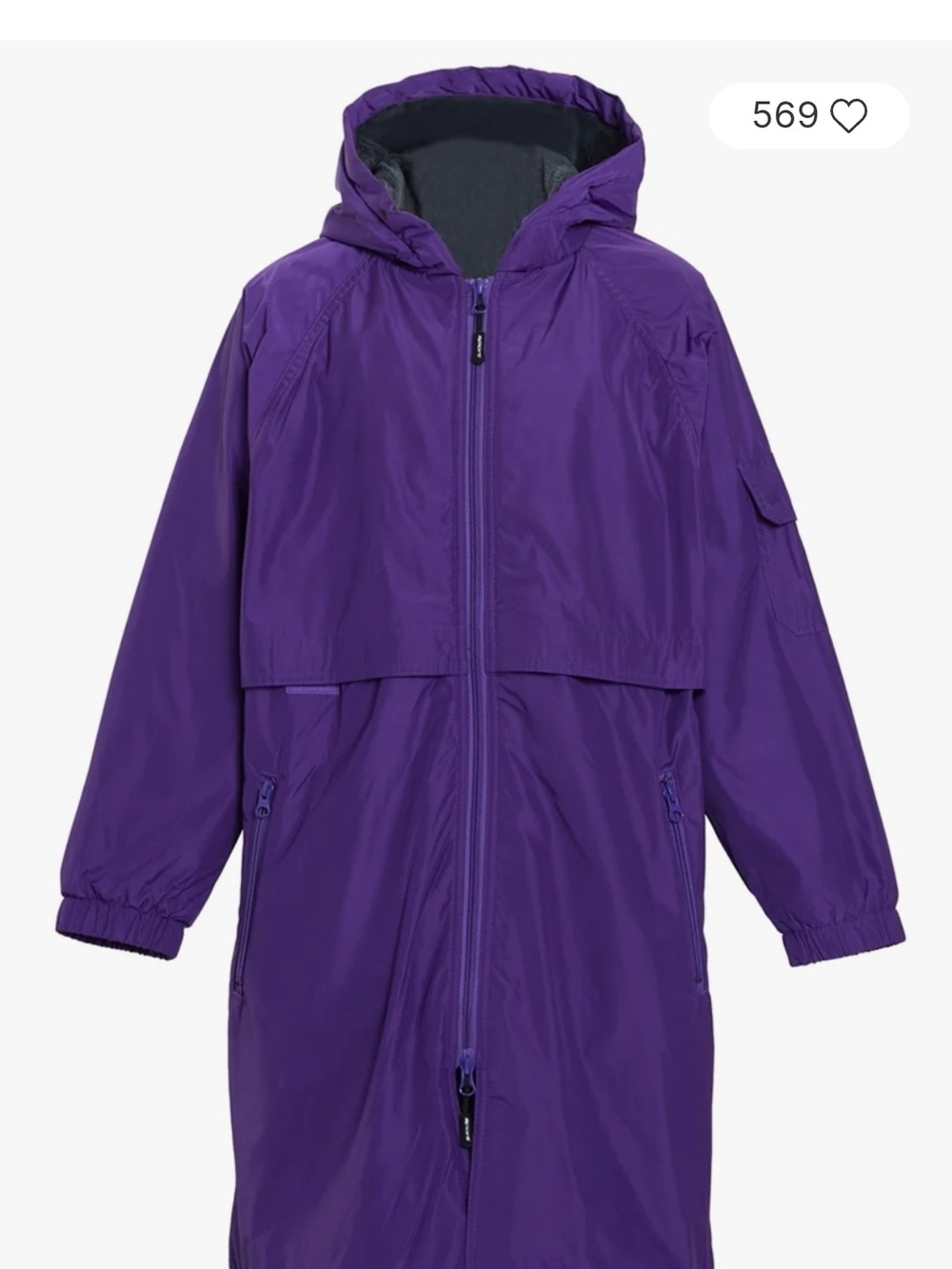 Unisex Comfort Fleece-Lined Swim Parka